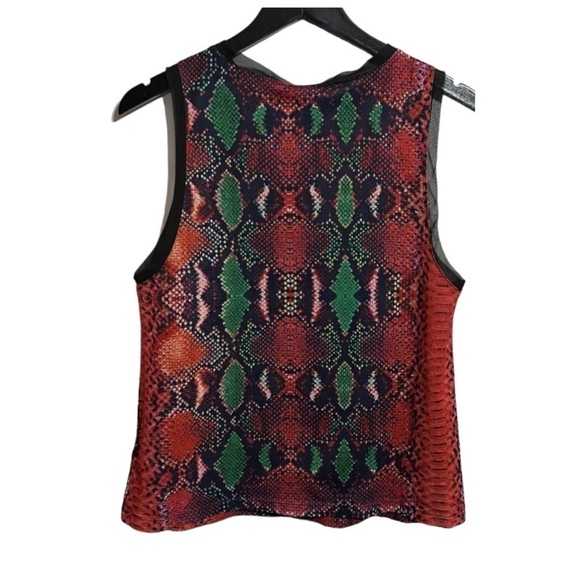 ADIDAS ORIGINALS NWOT Sheer Snakeskin Muscle Tank - Picture 3 of 5